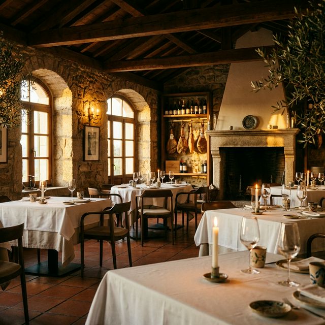 Interior do restaurante Sabor e Tradição