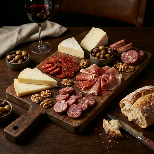 Tábua de Queijos e Enchidos